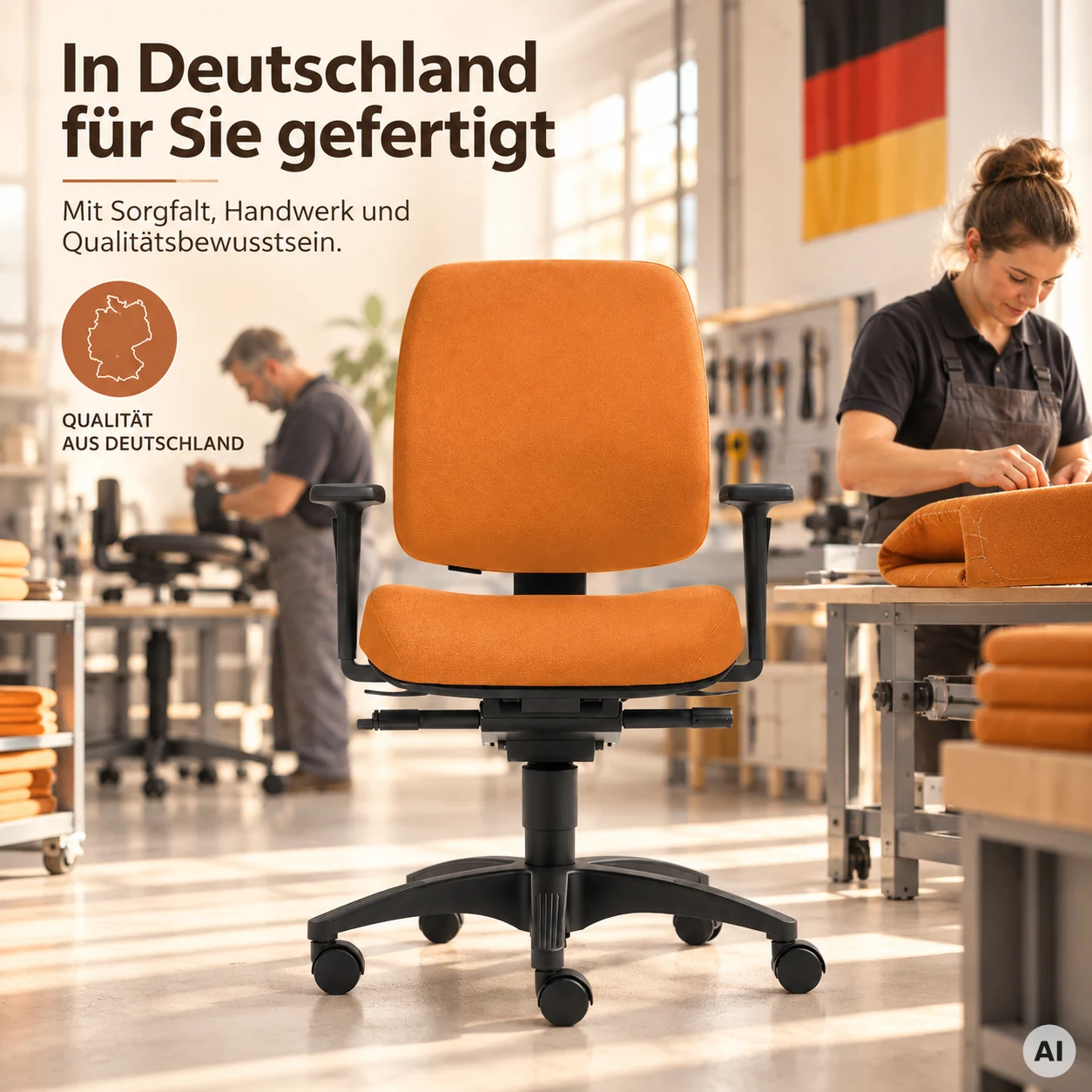 Lady ShapeUp S - Ergonomischer Frauen-Bürostuhl