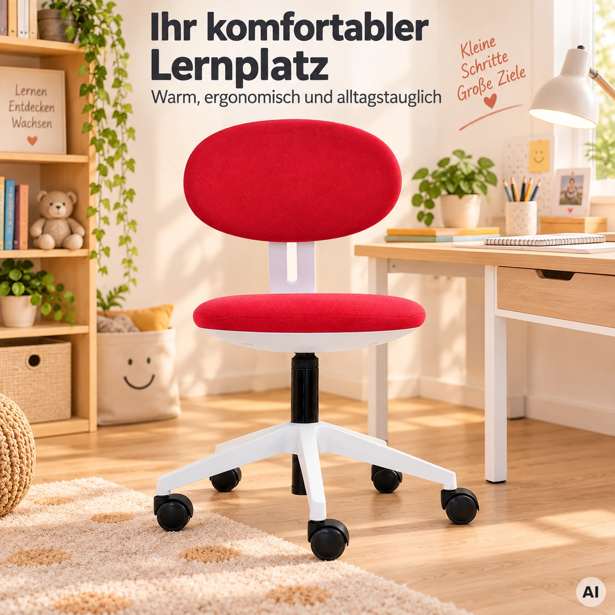 Max - Mitwachsender Bürostuhl für Kinder